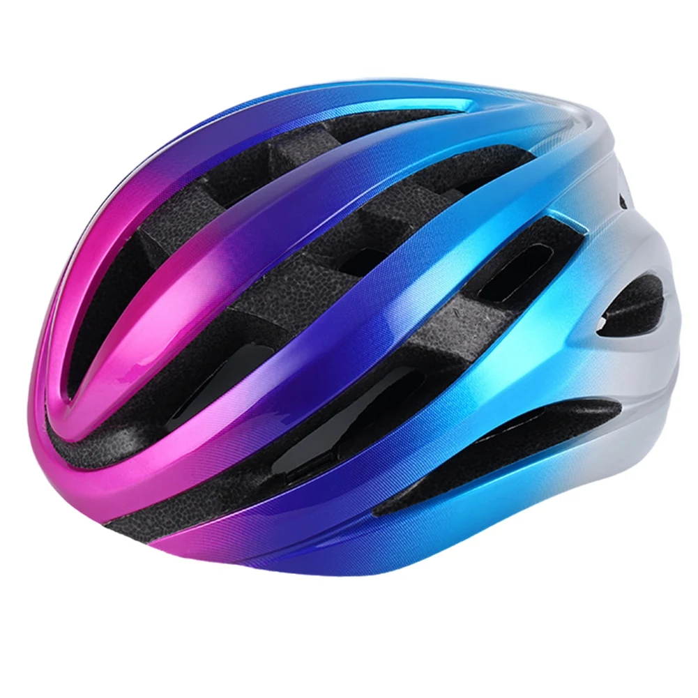 Sports Helmets, Off-Road Motorcycle Bicycle Riding Adult Helmets, Ventilation & Breathable Helmets Pink Gradient