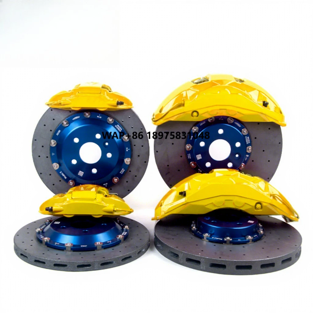 Carbon Ceramic Disc 400 * 36mm 440 * 40mm Brake Caliper Kit Long Fiber Ceramic Carbon Braking System