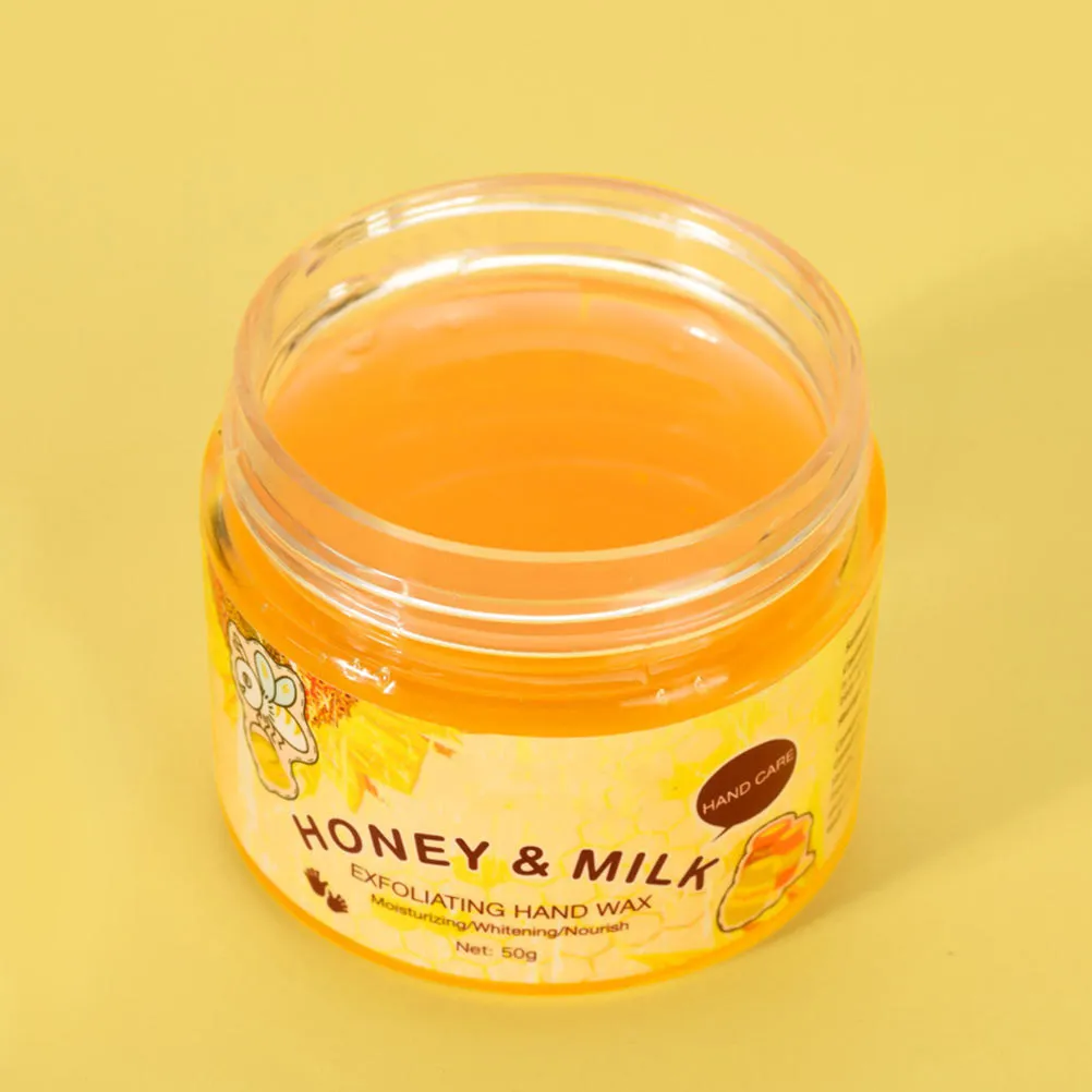 50G Hand Wax Milk Honey Exfoliating Peel Off Moisturizing Whitening Nourishing Softening Repair Skin Treatment Mask