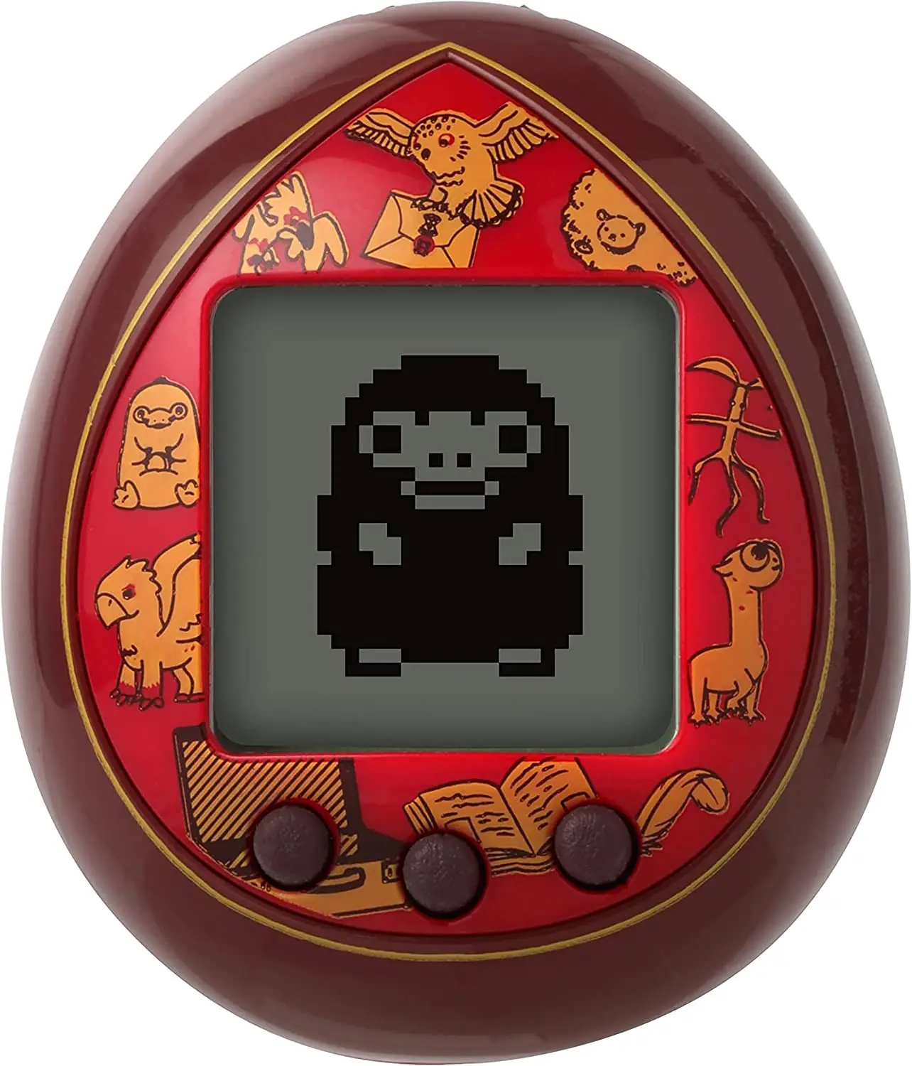 Bandai-Console de jeu originale Tamagotchi Magic Academy, noir et blanc, animaux de compagnie électroniques, œufs, cadeaux d'anniversaire pour enfants, en stock