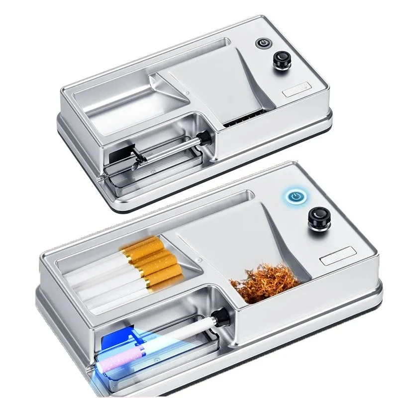 

6.5/8mm Fully Automatic Tobacco Cigarette Rolling Machine with Infrared Sensor Electric Cigarette Roller Smoking Accessories