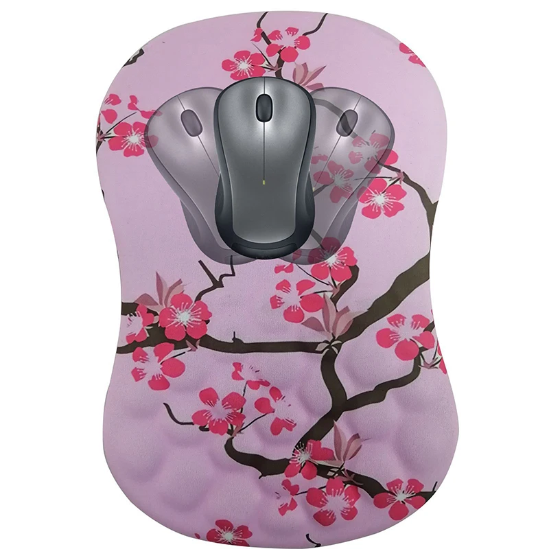 Ergonomic Wrist Rest Mouse Pad Comfortable Wrist Support Non Slip Mice Mat Memory Cotton Large Mouse Pad Office Accessories