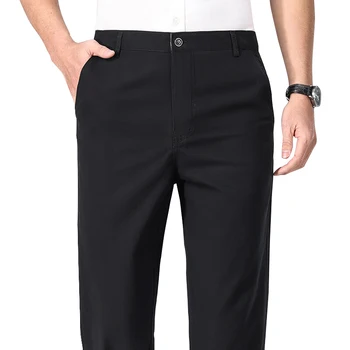 Mens Chino Pants Business Casual Dress Pants Spring Summer Autumn Trousers Lightweight Comfy Pants with Pockets 2