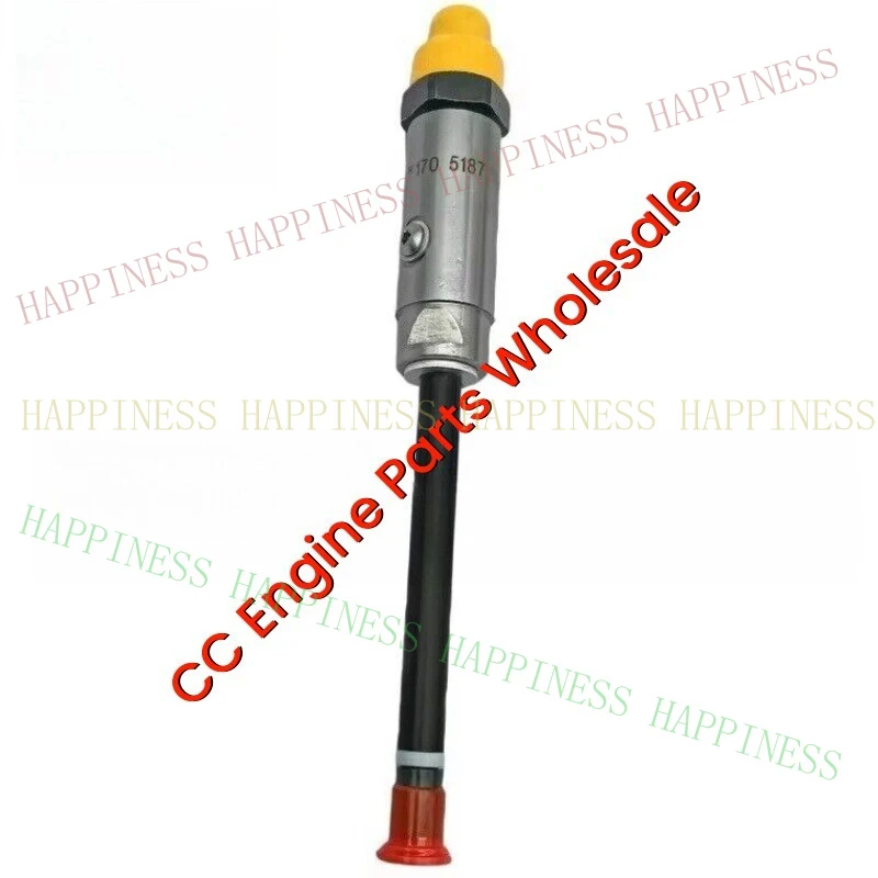 RN+   6X Fuel Injector 1705187 170-5187 for Caterpillar 3306 3306B Engine 12G 12H 140H
