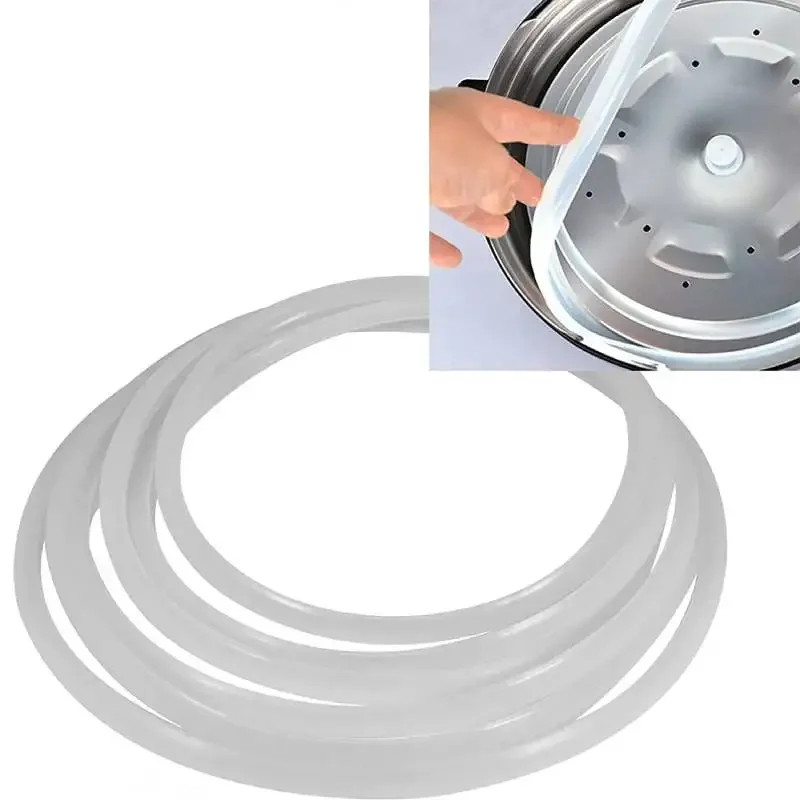 

18-32cm Sealing Ring Gasket Replacement Clear InstaPot Sealing Silicone Gasket O-Ring for Pressure Cooker Kitchen Accessories