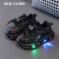 Scarpe luminescenti sportive di nuova moda scarpe Casual traspiranti primaverili e autunnali con luci scarpe da passeggio con suola morbida leggera