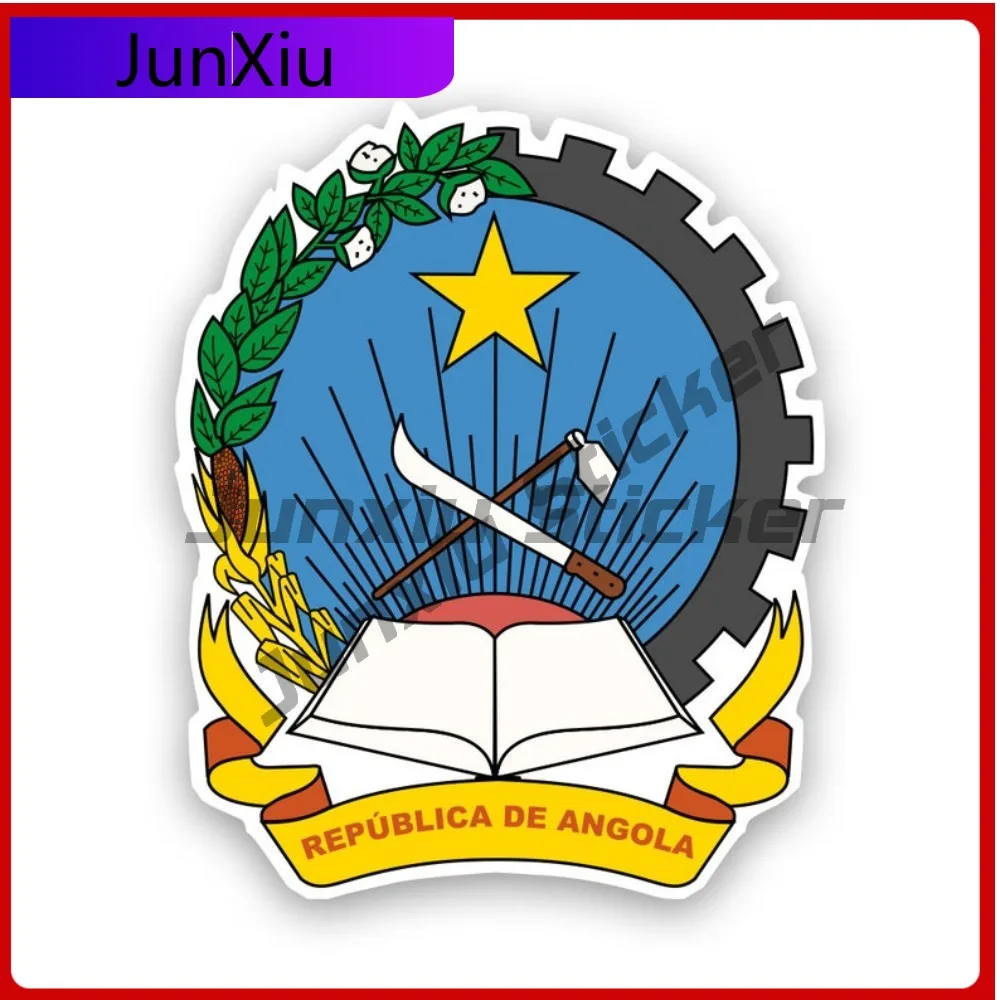 

Angolan Emblem Sticker Sun Resistant Scratch Resistant Vintage For Truck Bumper Car Body Easy Apply Easy To Remove Decoration