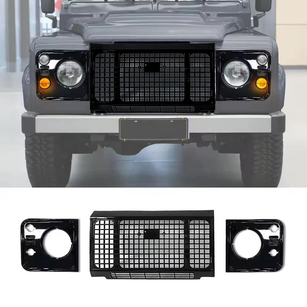 High Quality Custom Car Front Bumper Grille Inheritance Funds Radiator Cover For Land Rover Defender 10