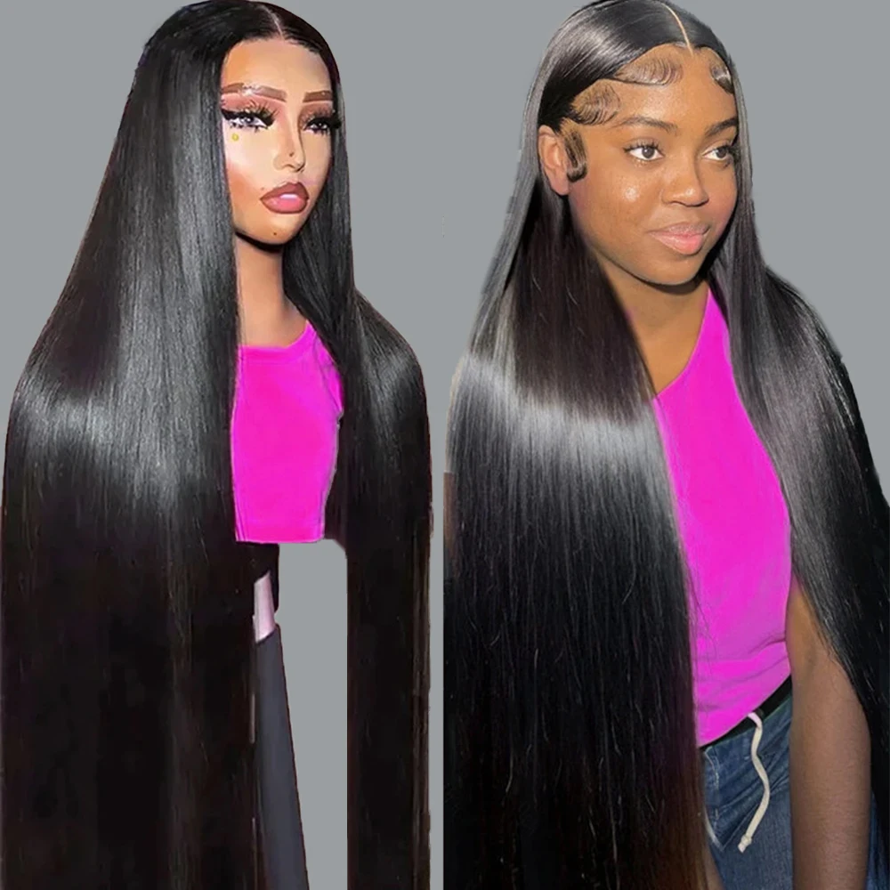 

250% Glueless Wig Human Hair 7x5 Pre Cut Lace Closure Human Hair Wigs Brazilian Ready To Wear Straight Lace Wig Human Hair