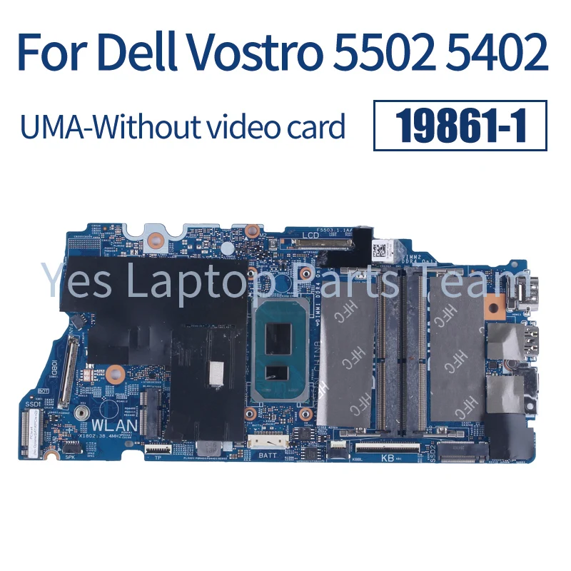 لوحة أم للكمبيوتر المحمول Dell Vostro 5502 5402 19861-1 0WNVYK 0MTYV1 0W3XW5 0J9Y6J 0HWH1N I5 I7 11th MX330 2G لوحة أم للكمبيوتر المحمول