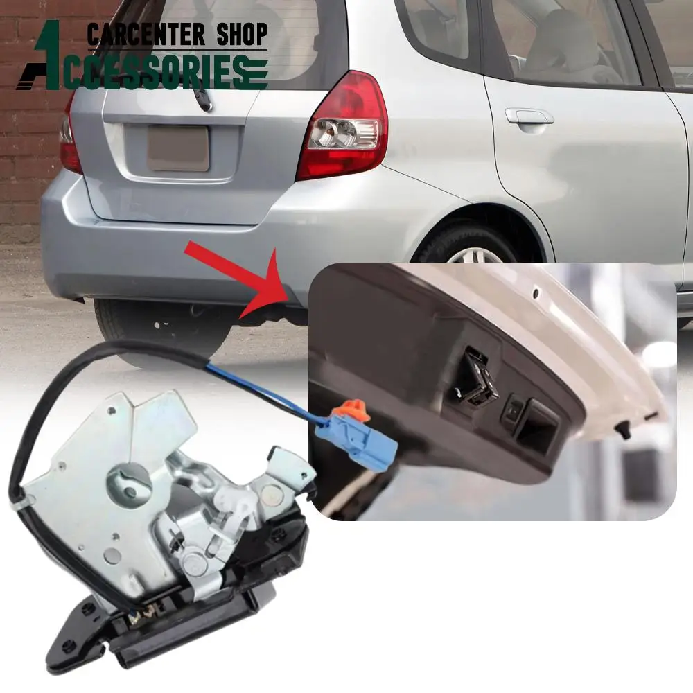 Rear Trunk Tailgate Actuator Door Latch Lock for Honda Fit L4 1.5L Hatchback 2007-2008 74801-SAA-E21 74801SAAE21