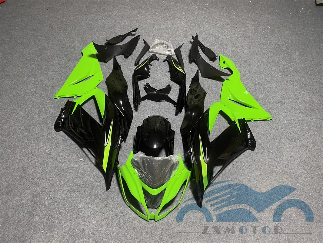 Verkleidungen für Ninja 636 ZX6R 2013 2014 2015 2016 2017 2018. Verkleidungsset ZX-6R ZX 6R Kunststoff-Komplett-Bodykit Grün