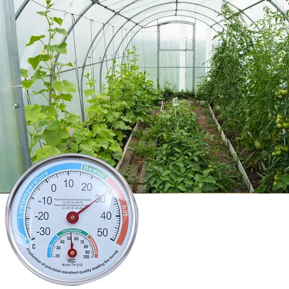 2 In 1 Pointer Thermometer Thermohygrometer Wall Mounted Pointer Thermometer Analog Temperature And Hygrometer For Room