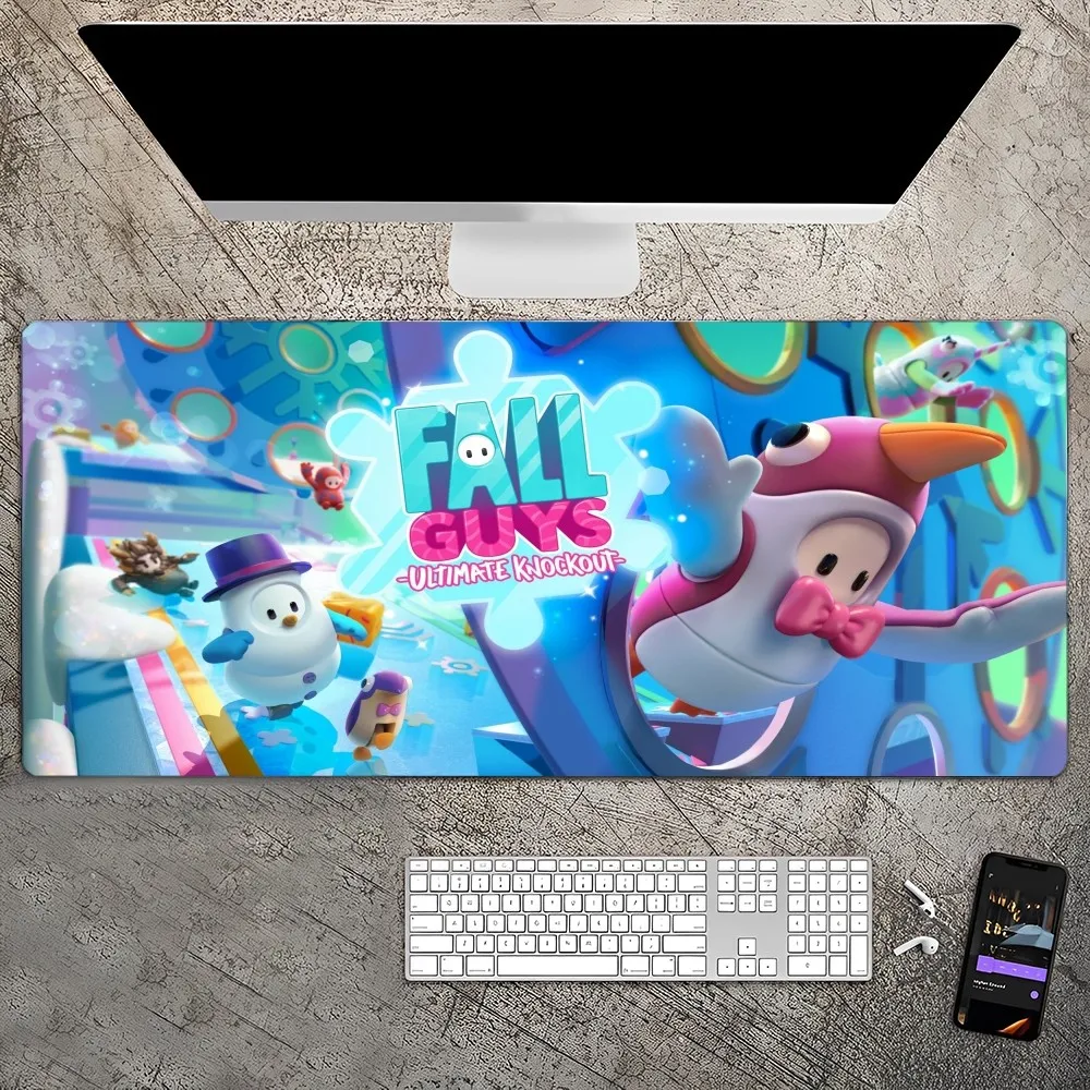 F-Fall G-Guys Mousepad Custom Skin Desktop Desktop Mat Kawaii Gaming Accessoires Studenten Schrijfblok Voor Pc-Computertafel