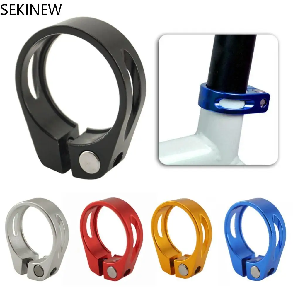 

28.6/31.8/34.9mm Aluminum Tube Clamp MTB Bike Seatpost Clamp Bicycle Saddle Seat Clamp Cycling Parts Head Tube