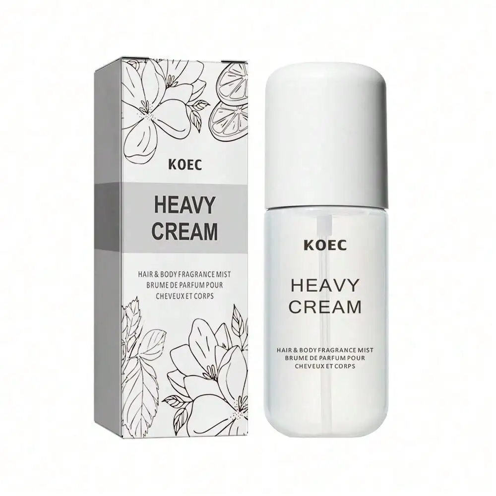 Hair & Body Fragrance Mist, KOEC Heavy Cream Scent, Balanced Layered Fragrance with Lemon Sugar, Jasmine & Vanilla Cream Notes, Soft Milky Floral Aroma for Skin and Hair view 8