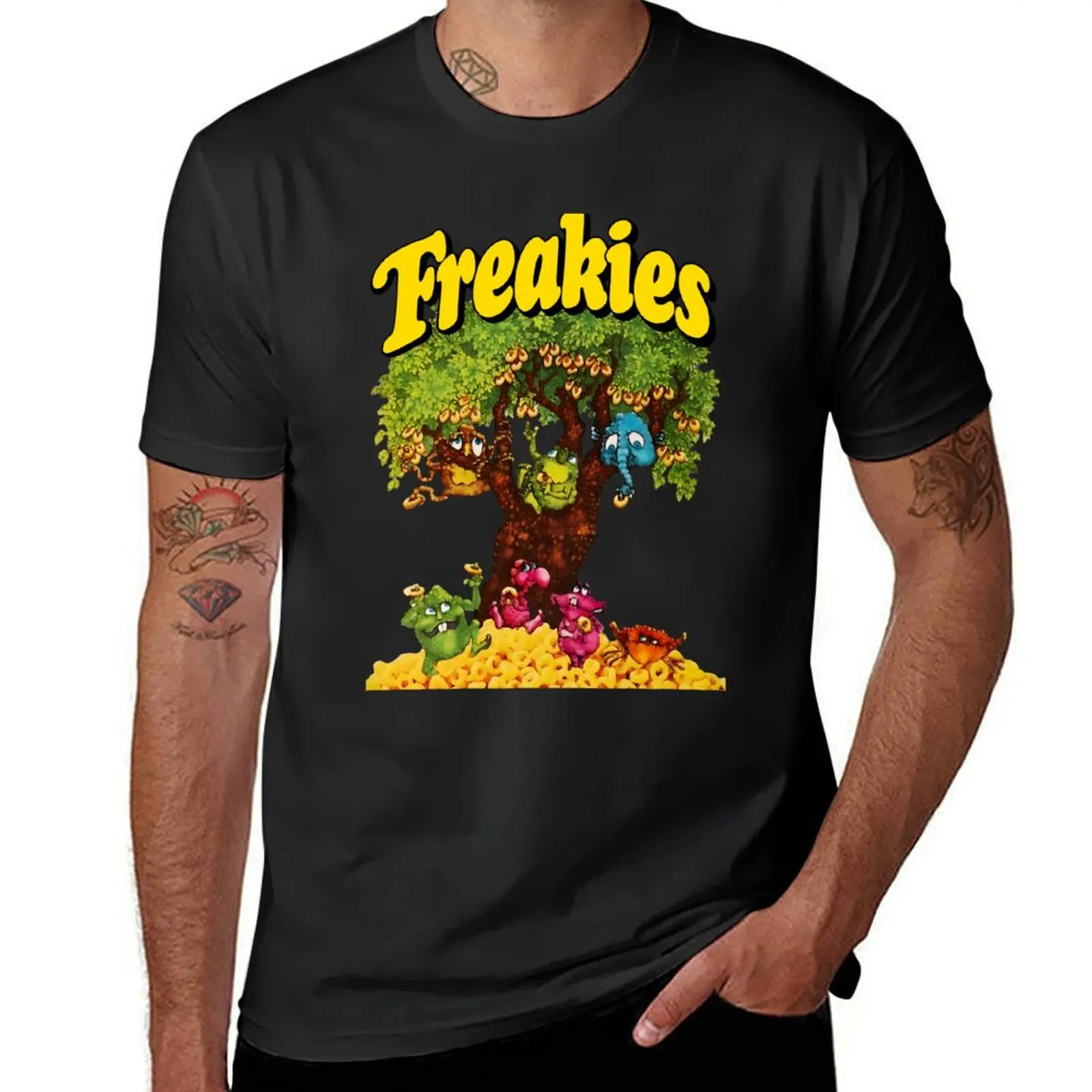 Freakies Cereals T-Shirt vintage shirts graphic tees men clothing