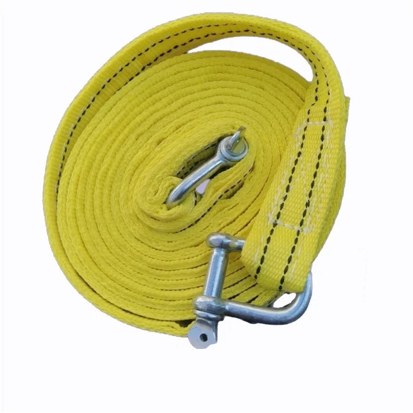 

Автомобильный трос для электрической лебедки 5 м 5 т Буксирный трос для внедорожников с U-образным крюком Тяговый ремень подходит для автомобилей Грузовик Прицеп внедорожник