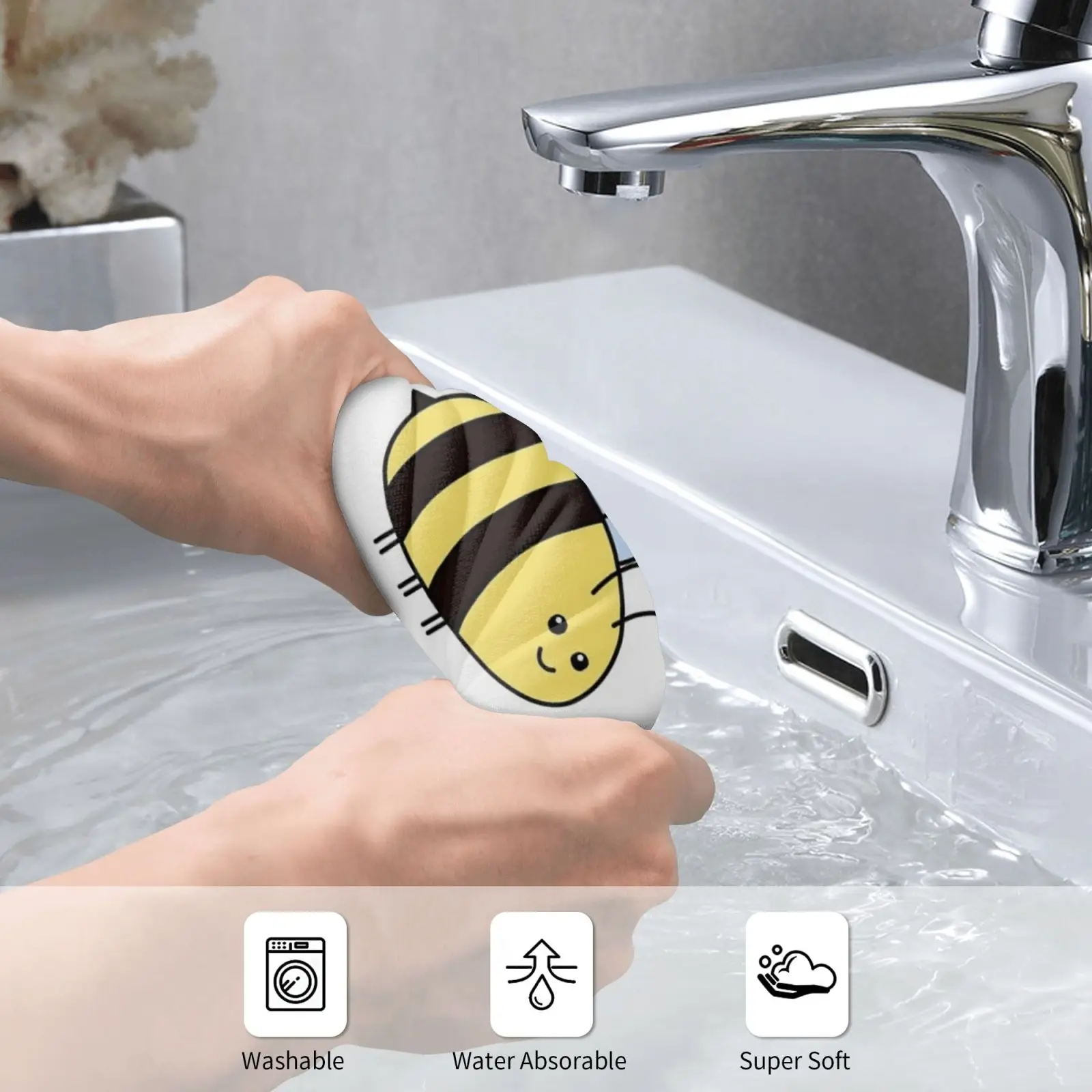Bumblebee Bath Towel Beach Cushion Bee Bumblebee Spring Insect Bug Cute Trendy Teen Summer Honey