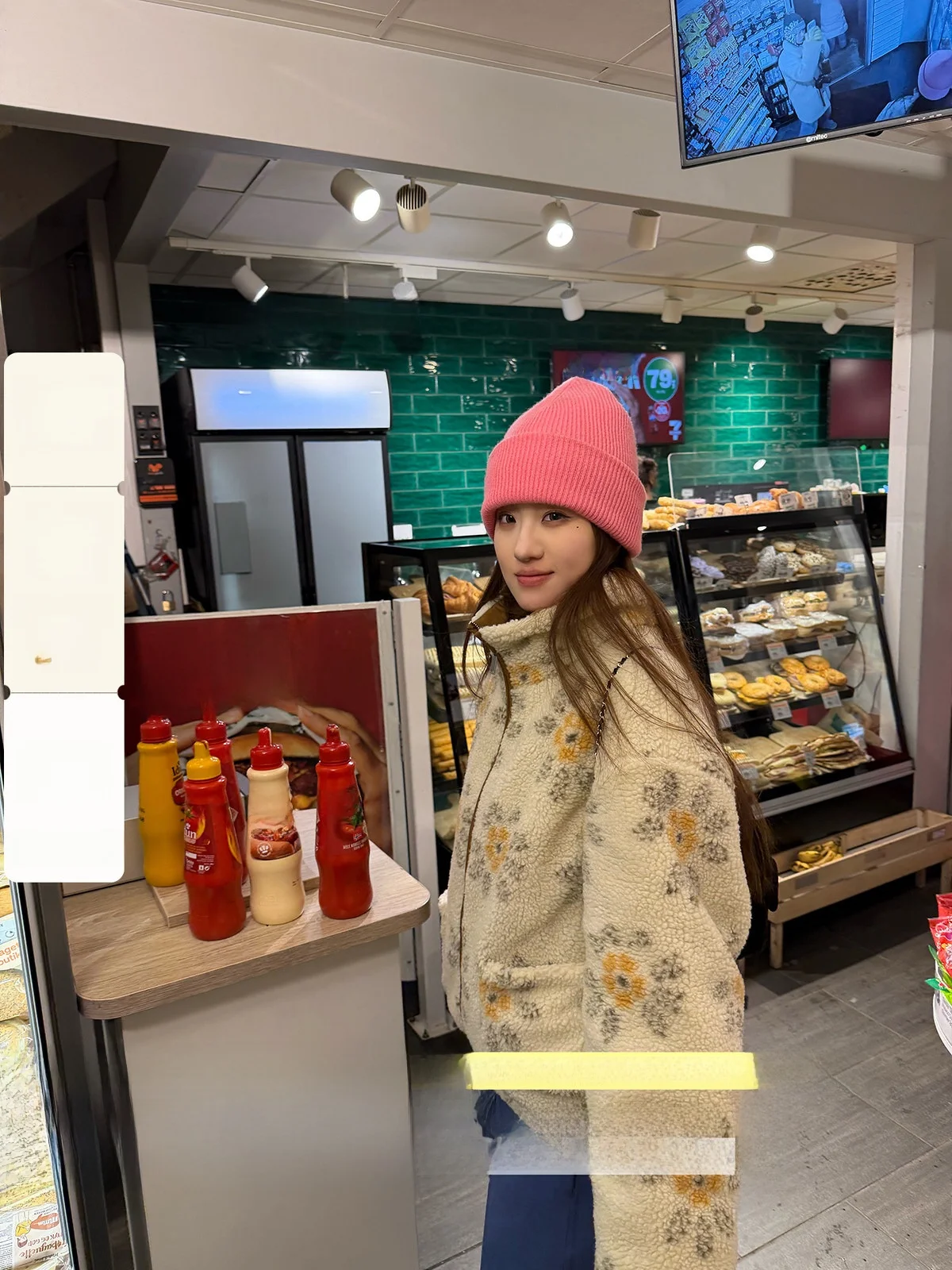 

Double-Sided Wear American Style Lamb Fur Cotton Jacket Spring Warm Commute Style Regular Sleeve Long Zipper Closure Coat