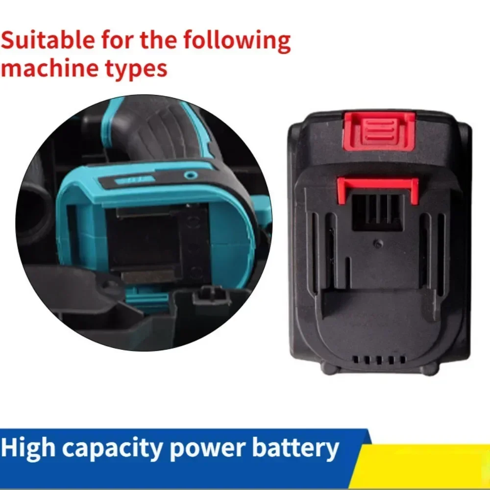 48VF Rechargeable Lithium Ion Battery Large Capacity 18V 21V Electric Power Tool Battery for Makita Tool Replacement Battery