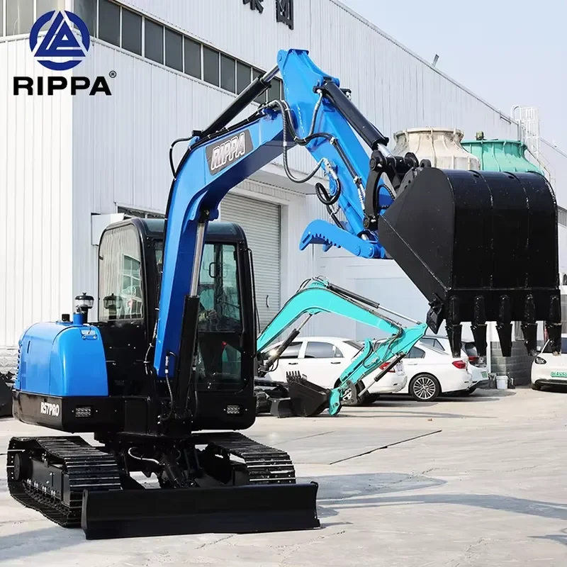 Hot Sale Large Crawler Excavator 5.7 Ton High Efficiency Engine PLC with Optional Attachments