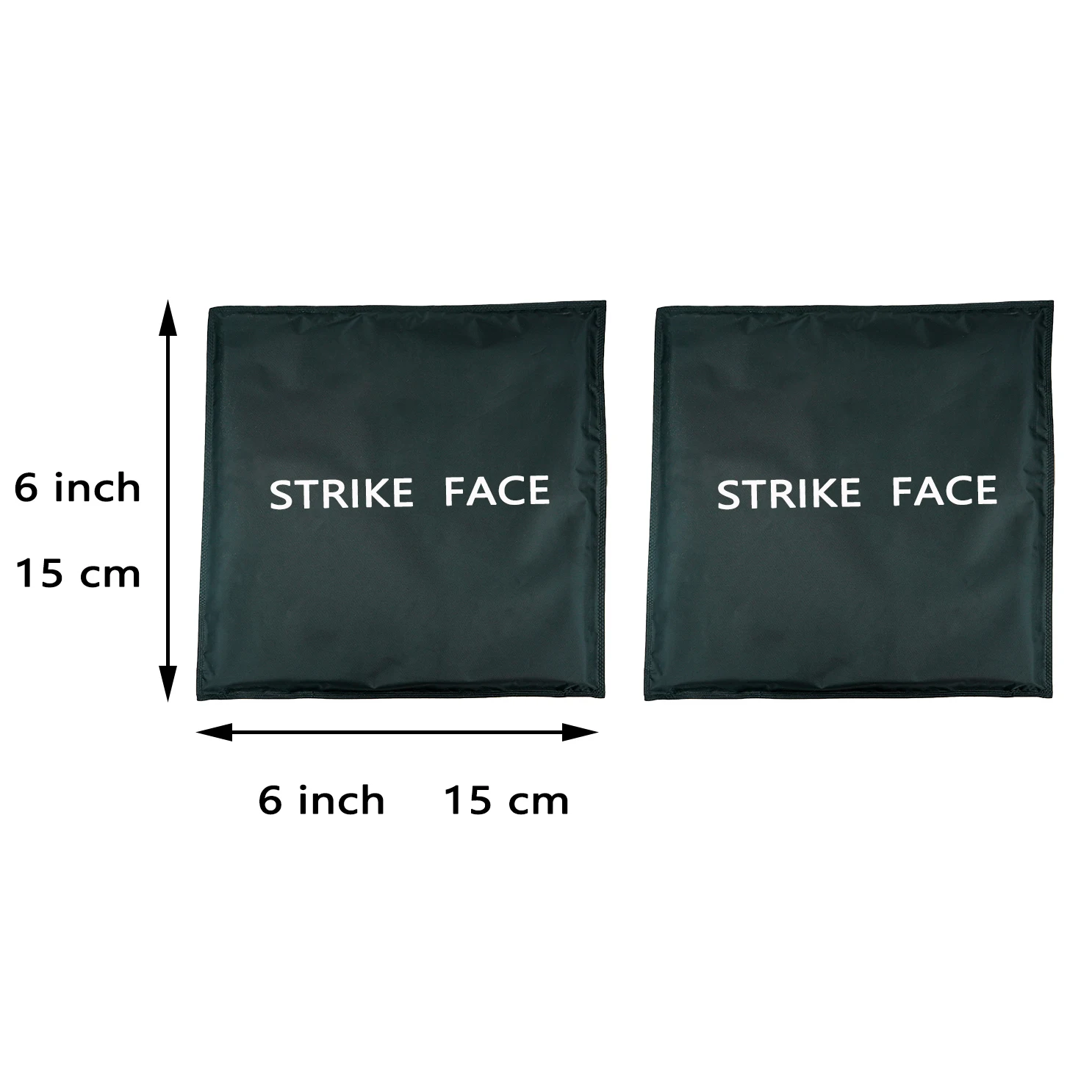 NIJ IIIA bulletproof vest side panels -6X6/6X8inch - High quality tactical vest inserts -2 pieces