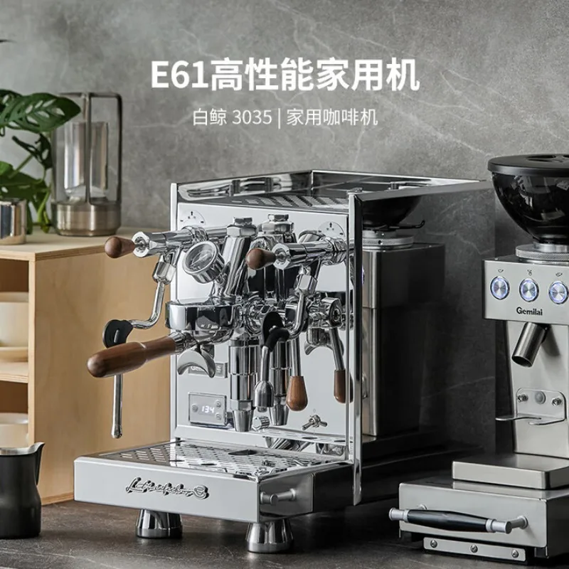 Semi-automatic coffee machine E61 brewing head High performance household, commercial child and mother boiler G3035 stainless - Image 2