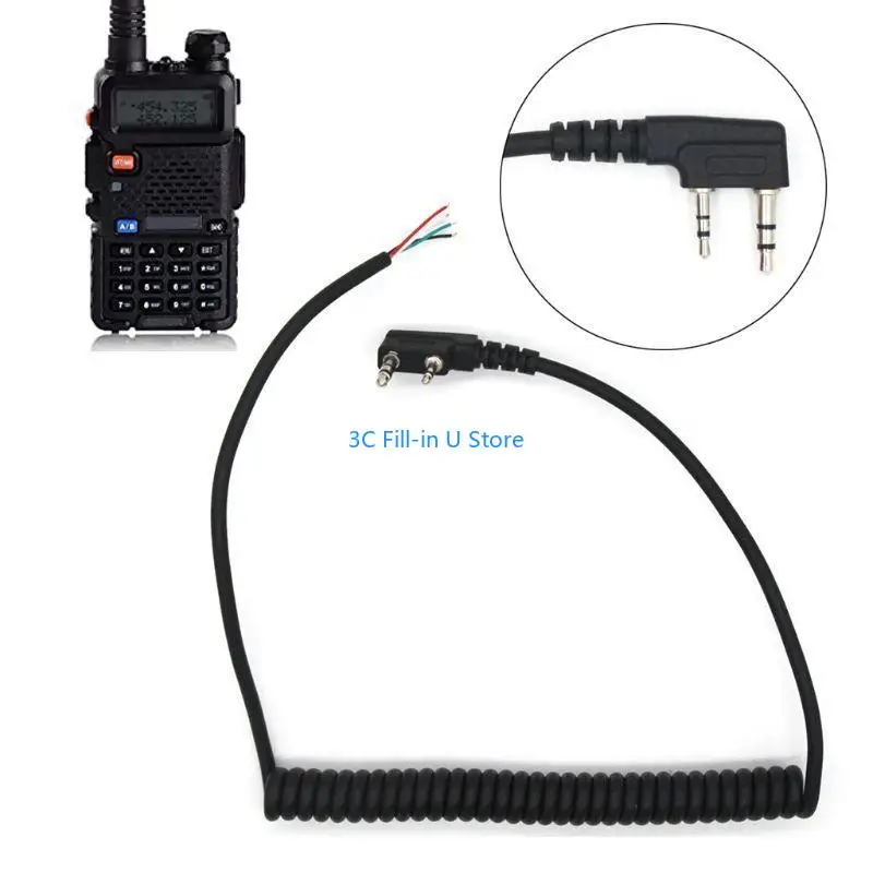 Câble micro haut-parleur universel G8TA pour uv5r pour tk-240 linton durable