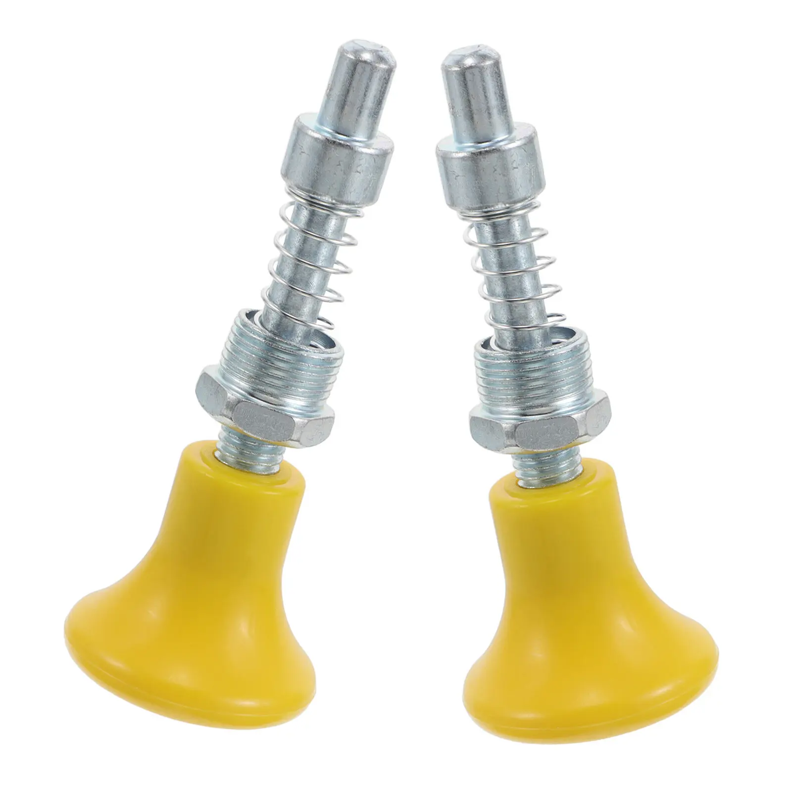 2Pcs Gym Equipment Weight Stack Pin Stainless Steel Spring Loaded Pull Pin Knob Replacement Fitness Machine Accessories Yellow