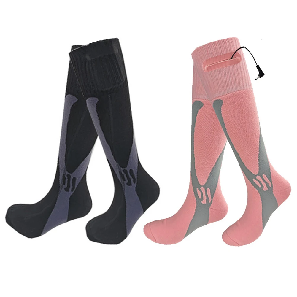 Electric Heated Socks Battery Heated Socks Breathable Rechargeable Skiing Sock Outdoor Sport Socks for Fishing Cycling Hunting