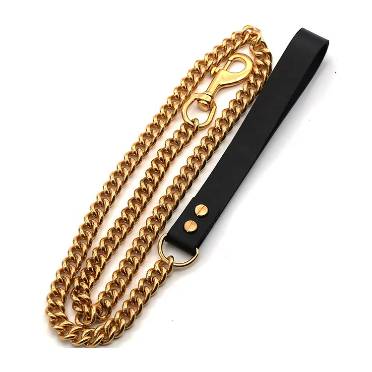 

Professional Manufacture High Quality Hot-Selling Shiny Cuban Dog Chain Stainless Steel Custom Crystal Diamond Dog Chain Prices