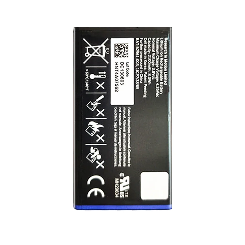 BAT52961003 BAT-52961-003 Replacement New Battery For Blackberry Q10 NX1 2100Mah Mobile Phone