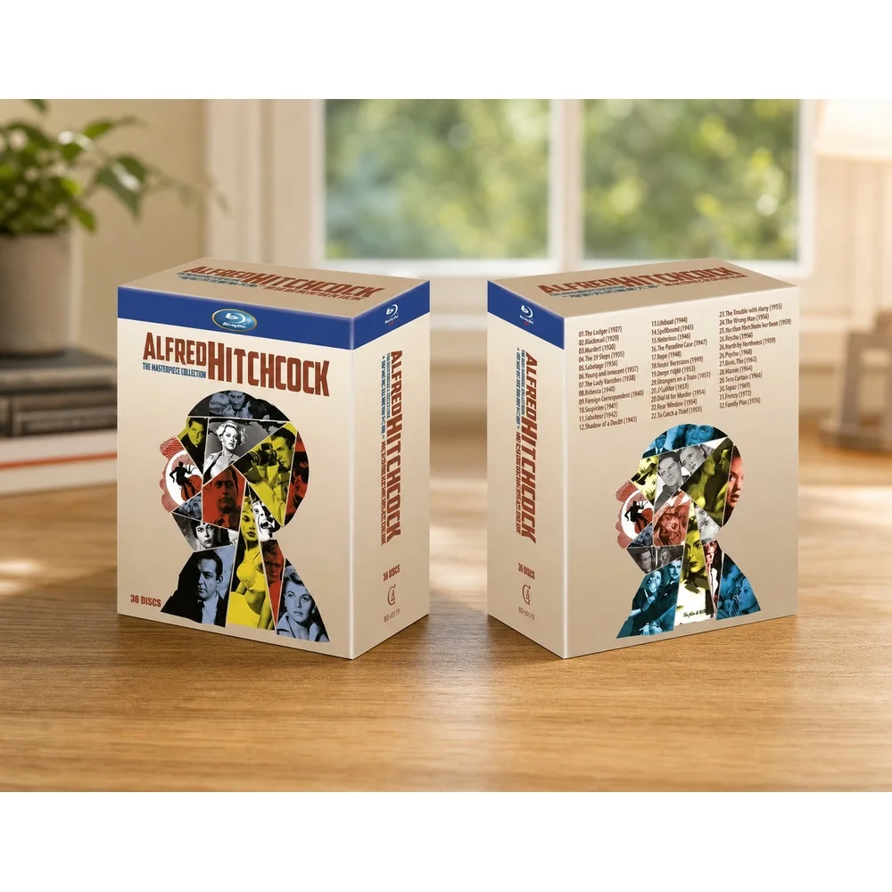 New Blu-ray High-Definition Alfred Hitchcock Collection – 36 Discs – English & Mandarin Audio with Chinese Subtitles