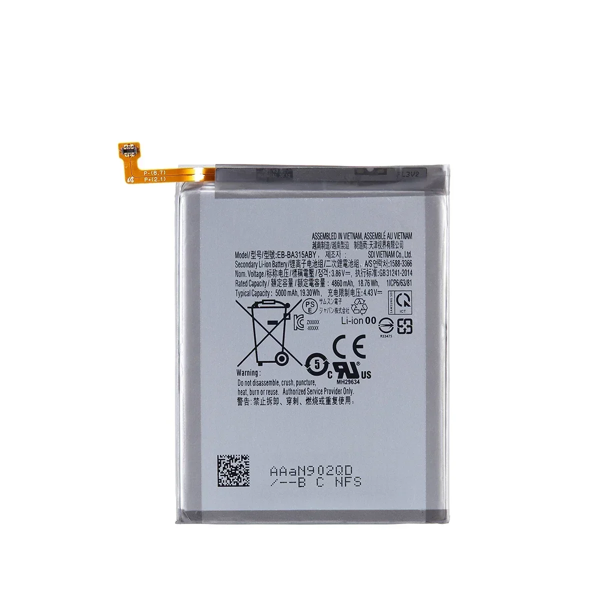 Brand New EB-BA315ABY 5000mAh Battery For Samsung Galaxy A31 2020 Edition SM-A315F/DS SM-A315G/DS Batteries+Tools