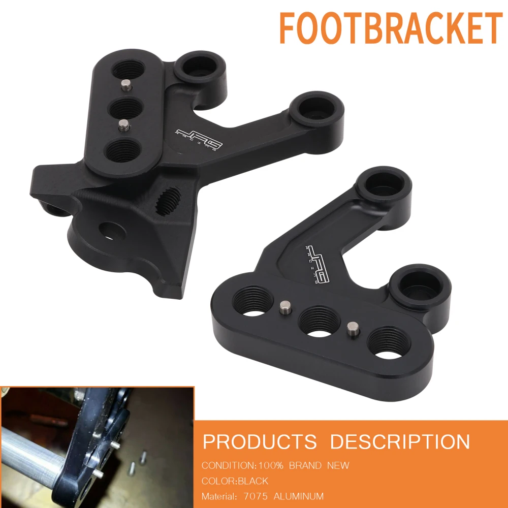 Footpegs Rest Bracket Mount Support Motorcycle Accessories For Surron Lightbee S X  Segeway X160 X260 Aluminum Ebike view 3