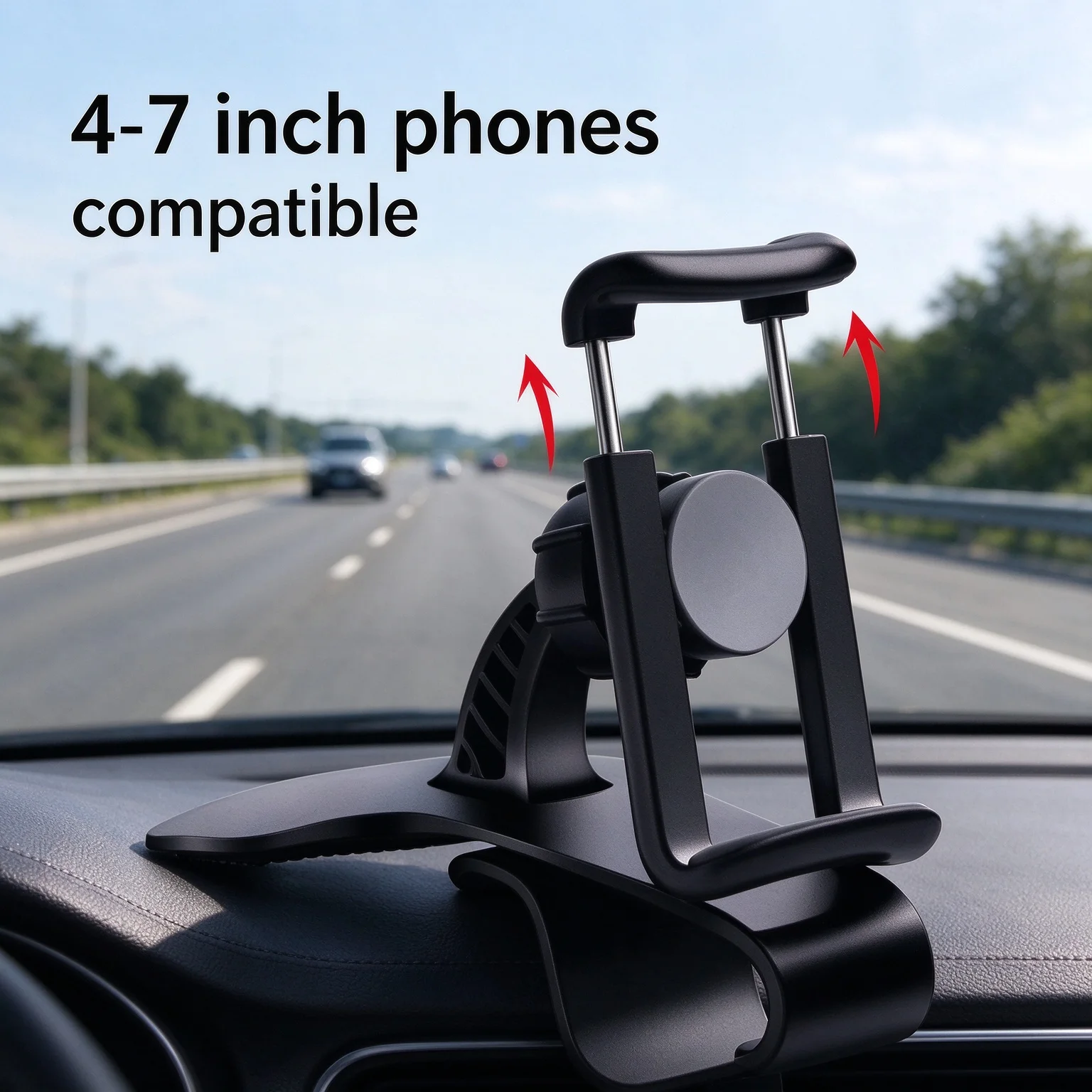 Universal Car Dashboard Phone Holder Rotatable Clip Mount GPS Navigation Bracket for iPhone Xiaomi Samsung Smartphone