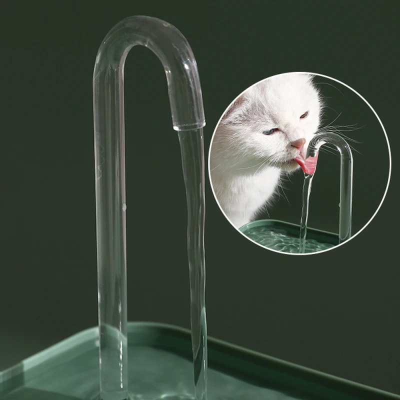 1.5L Automatic Cat Drinking Fountain USB Electric Mute Pet Water Dispenser with Recirculate Filtring for Fresh Clean Water