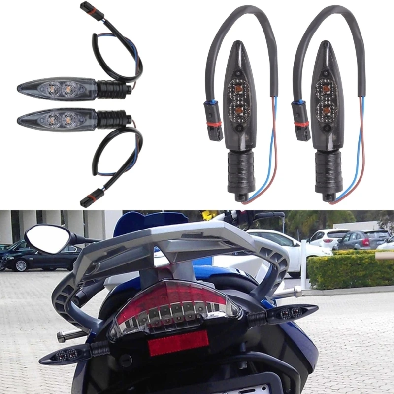 

547B 2x Universal Motorcycle LED Turn Light Indicators Lamp for S1000R