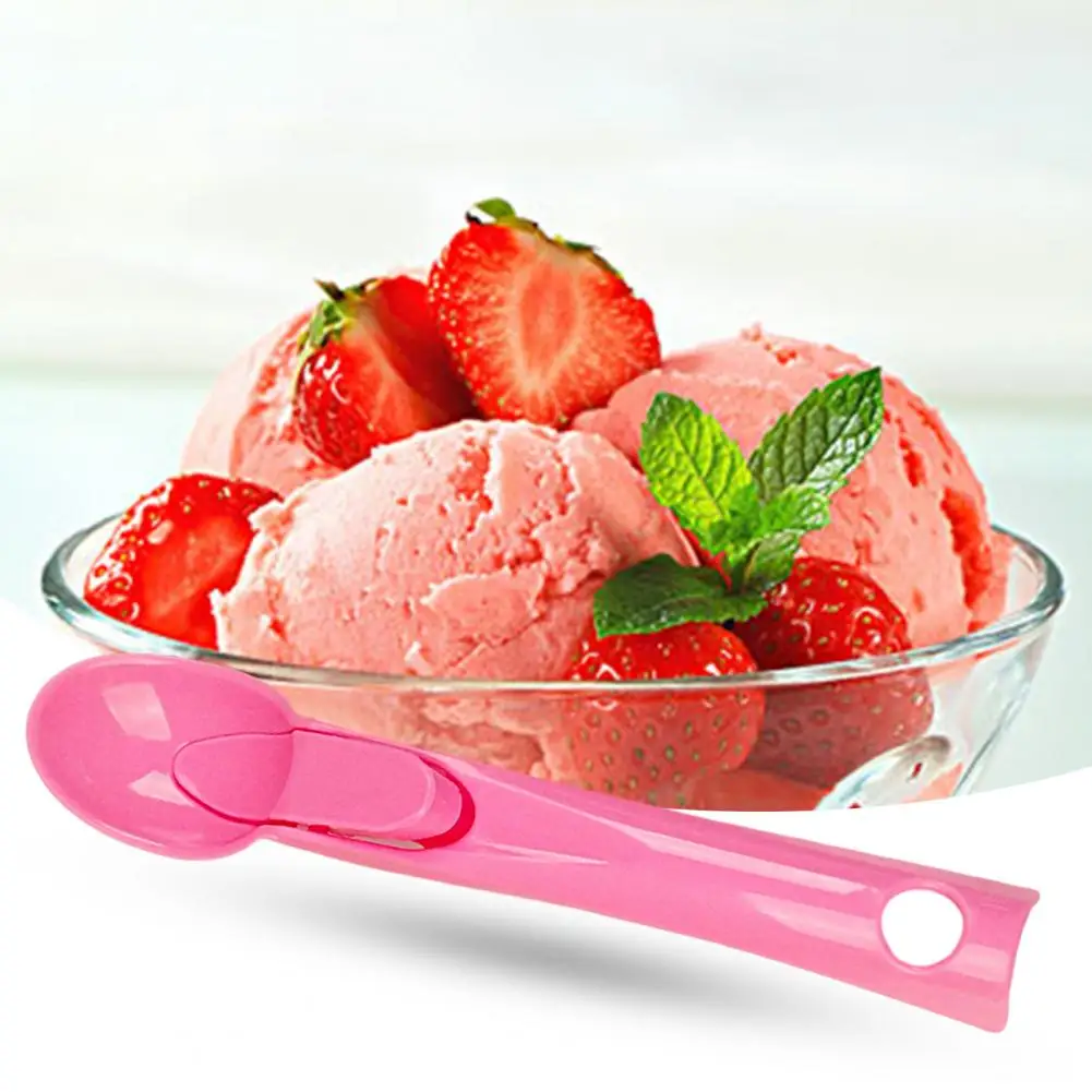 Non-stick Ice Cream Scoop Cold-resistant Food Grade Fruit Spoon with Hanging Hole Kitchen Tools