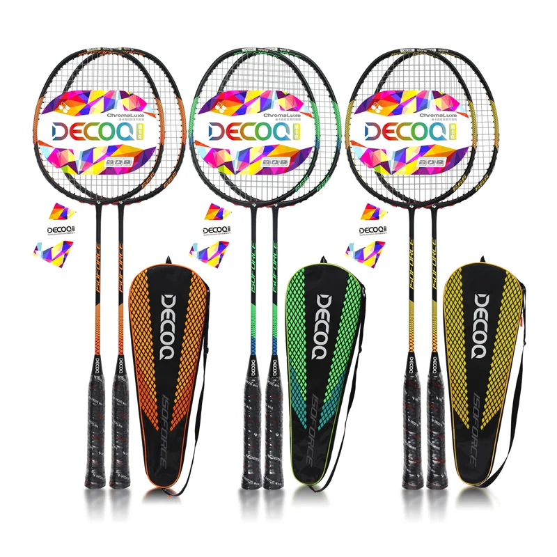 Oem Customize Custom Grip Original Graphite Set Shuttlecocks Racket Carbon Carbon Fiber Professional Rackets Badminton Rackets