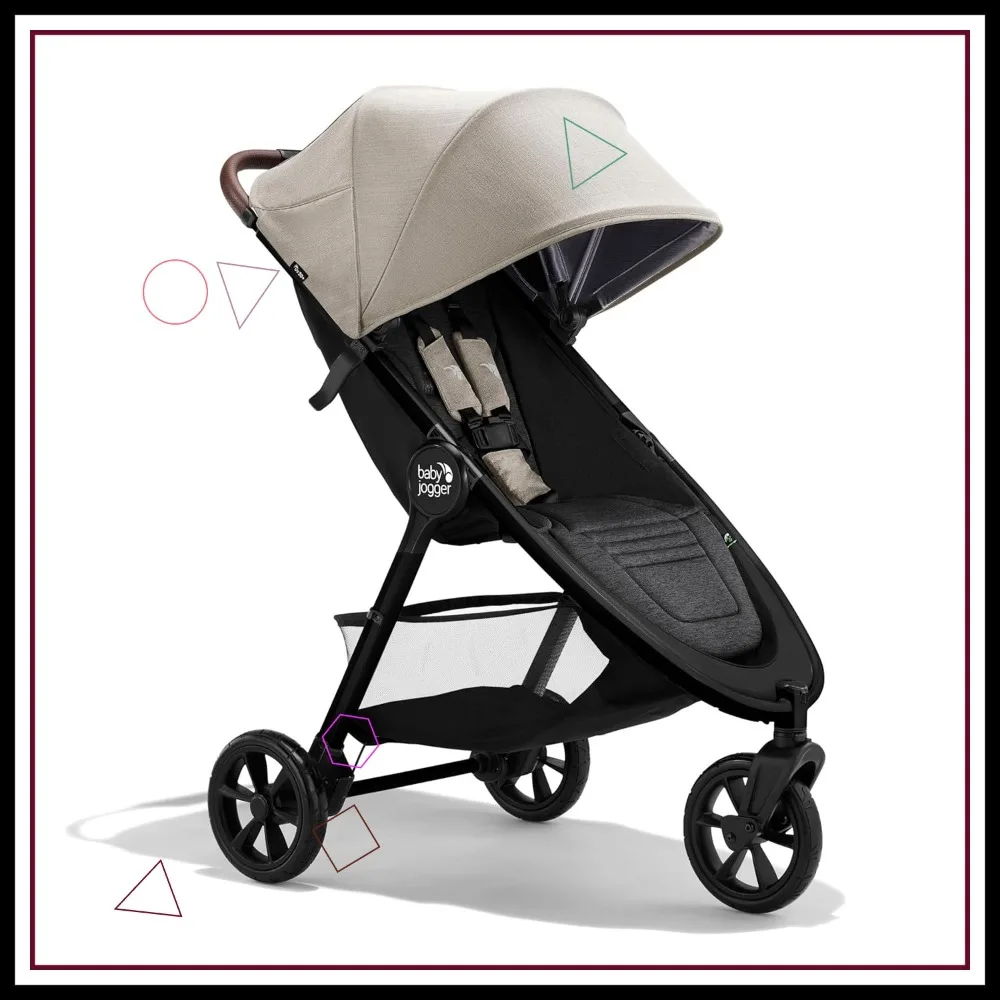 

Вездеходная коляска с надувными резиновыми шинами, подвеской, магнитной застежкой, регулируемой ручкой и ножным тормозом