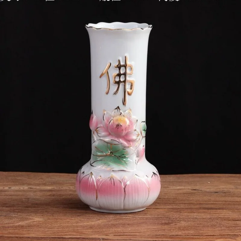 

6-дюймовая буддийская керамика, ведро для благовоний, украшения для зала Будды, настольные аксессуары