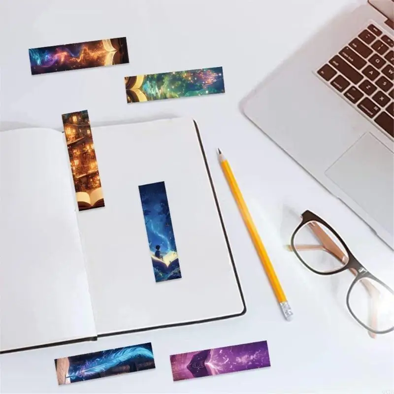 30 tờ trang sáng tạo đánh dấu tưởng tượng đọc đánh dấu cuốn sách thẩm mỹ