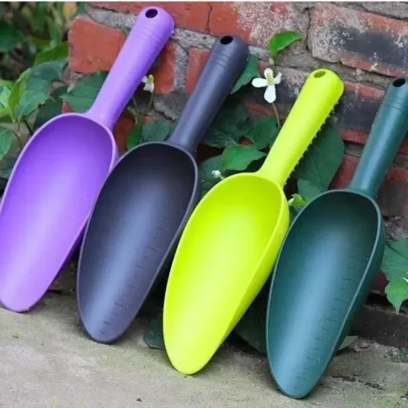 Household Garden Shovel Planting Digging Soil Transplanting Multifunctional Hand Shovel Pet Food Spoon Practical Gardening Tool