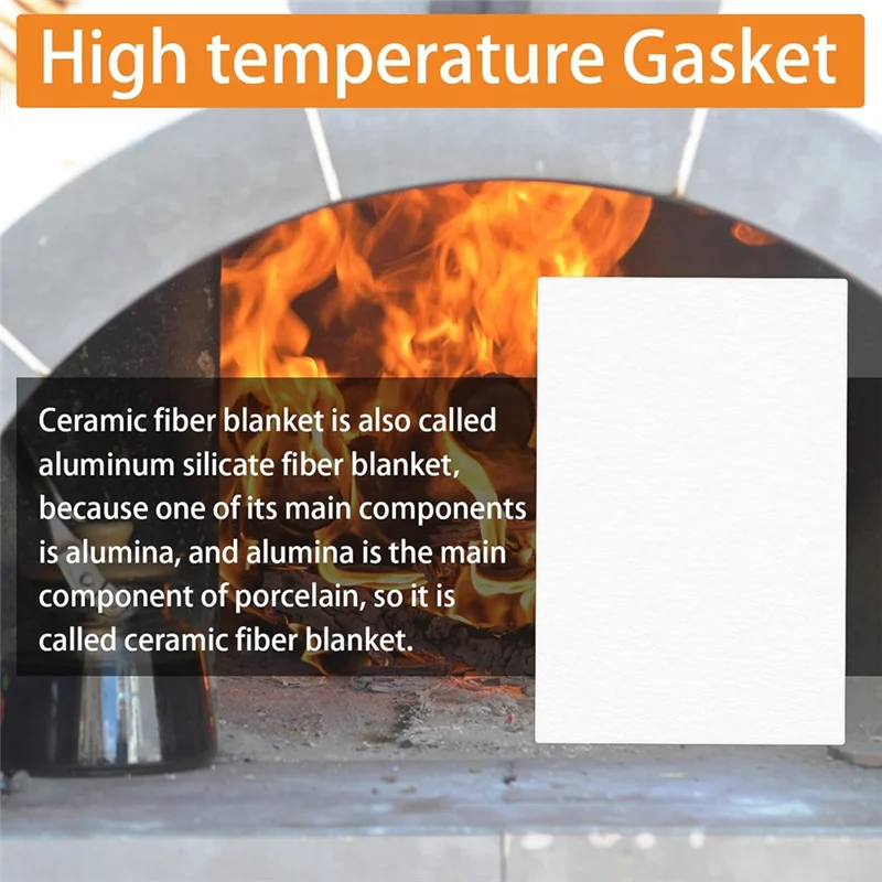 A77I 12 قطعة حشية من الألياف الورقية ذات درجة الحرارة العالية لموقد الحبيبات وموقد الخشب