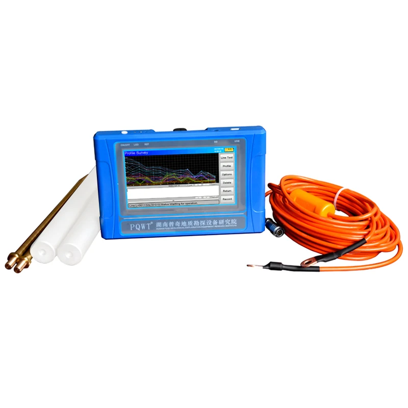 

PQWT-TC500 Geophysical Underground Water Detector Machine 3D Multi Chann els Bore Well Drilling Groundwater Finder New inventory