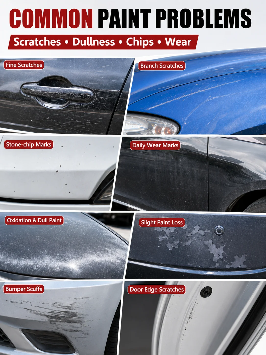 Vehicle Car Repair Paste Practical DIY Polishing Compound for Body Surface Imperfections