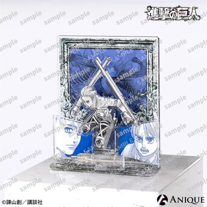 

Attack on Titan Acrylic Stand Figure Levi Ackerman Mikasa·Ackerman Anime Peripherals Cute Cartoon Originality Stylish Ornament
