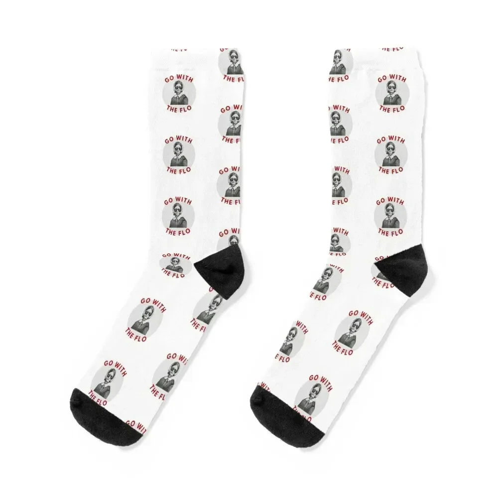 

Go With The Flo Socks happy ankle Antiskid soccer Sports Socks Ladies Men's